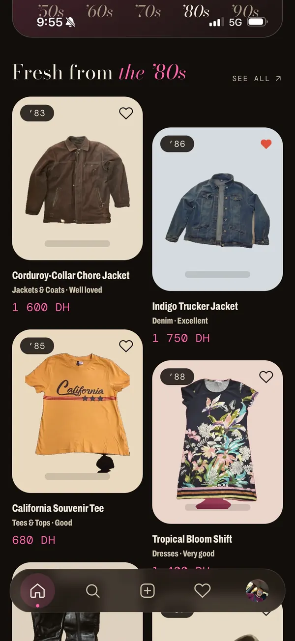 Patina, application vintage : Tout droit des années 80