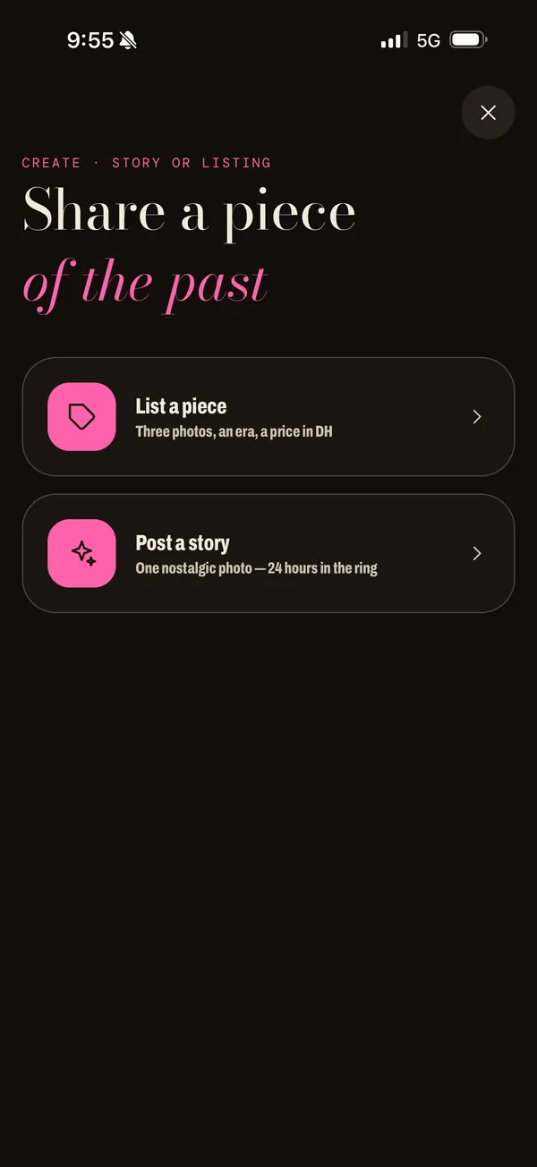 Patina, application vintage : Partager une pièce du passé